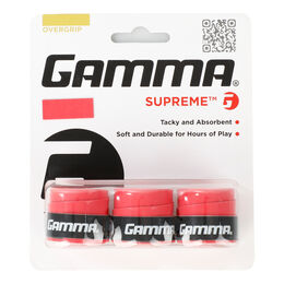 Gamma Supreme Overgrip 3er-Pack Rot